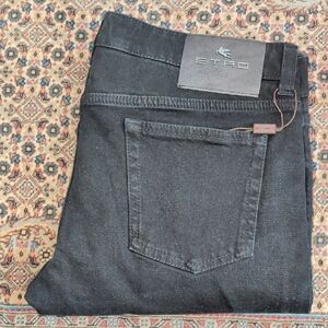 Etro Dark Charcoal Men's Jeans